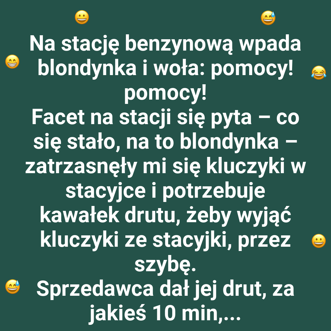 Blondynki kontra zamknięty samochód