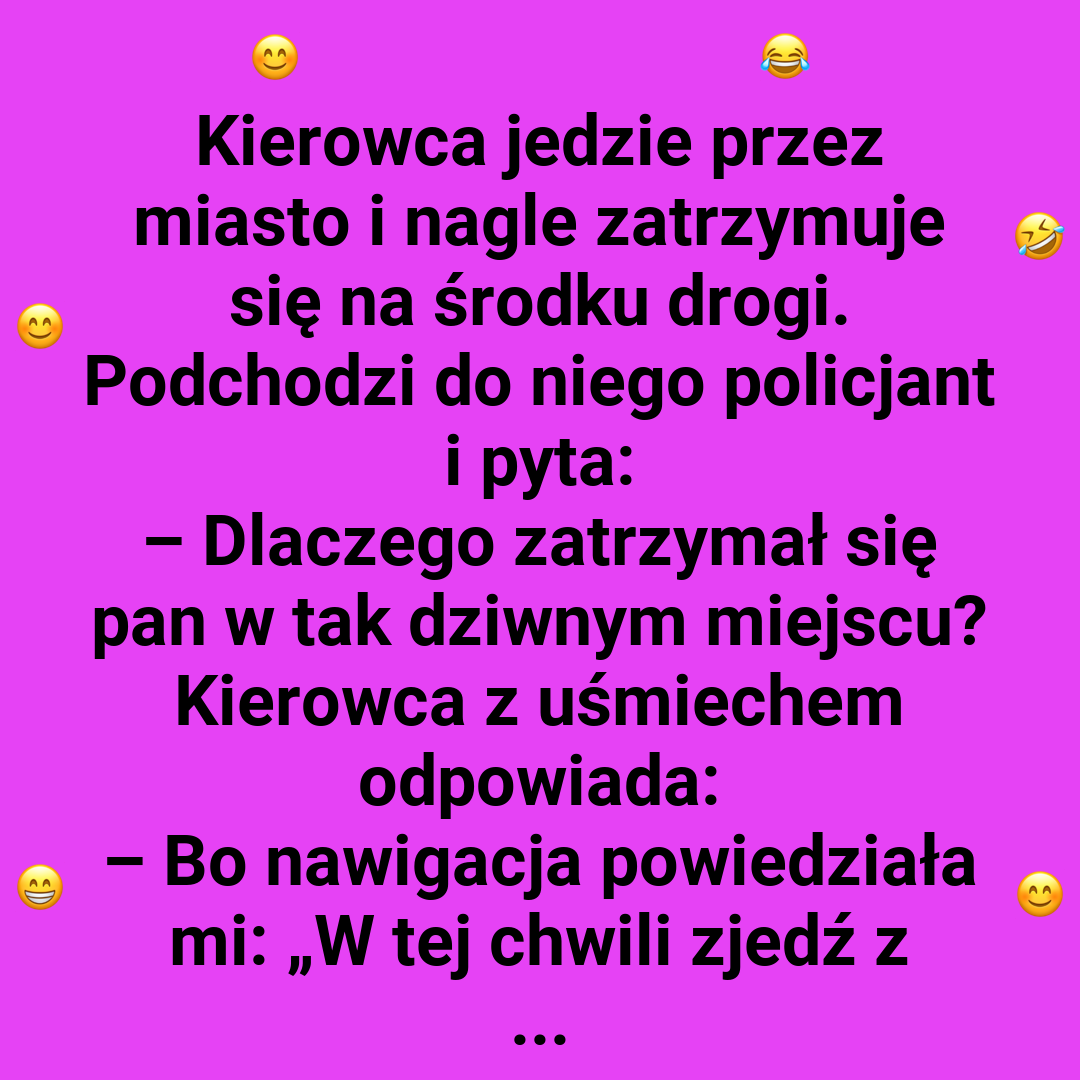 Gdy GPS ma poczucie humoru