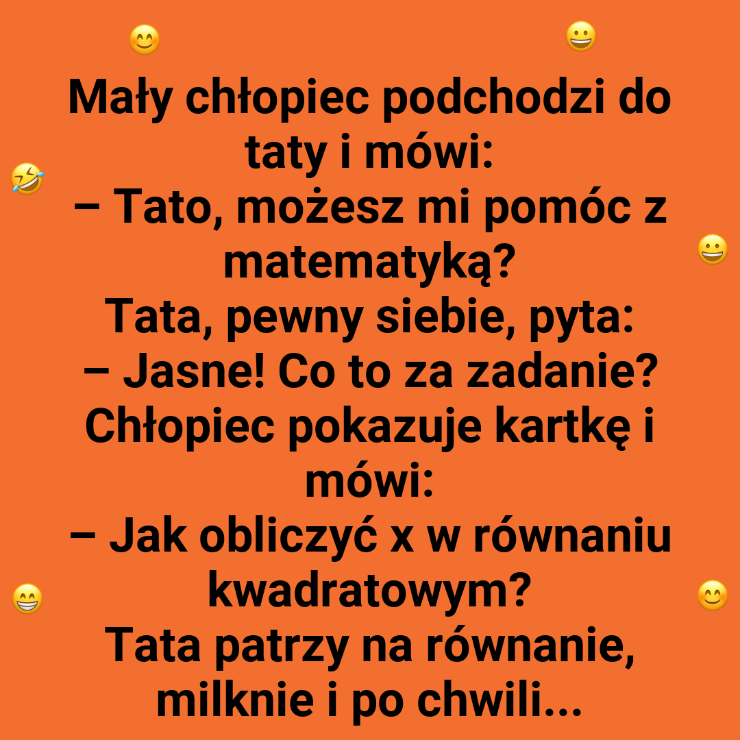 Gdy tata staje oko w oko z matematyką!