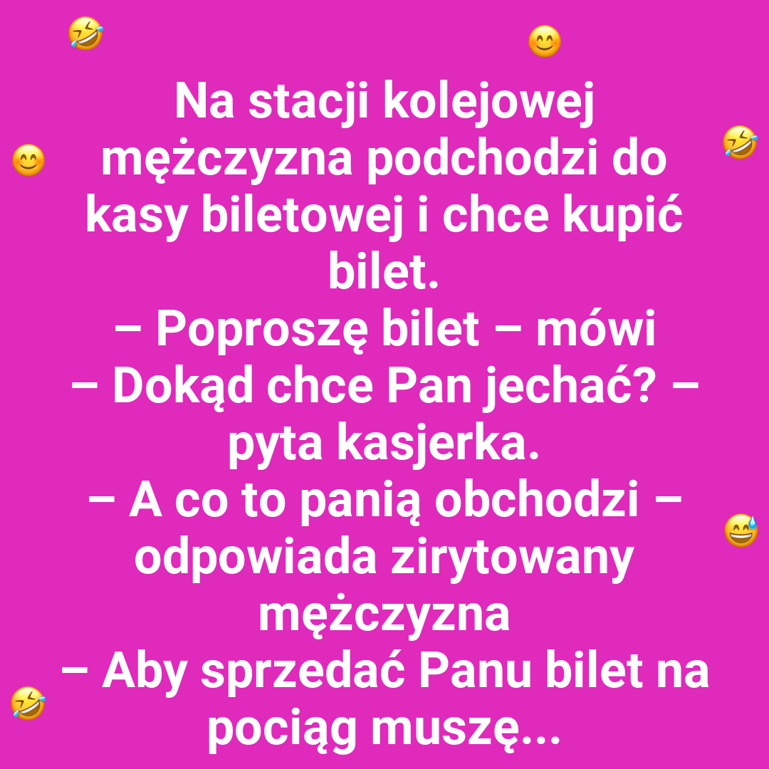 Gdzie chce jechać ten mężczyzna?