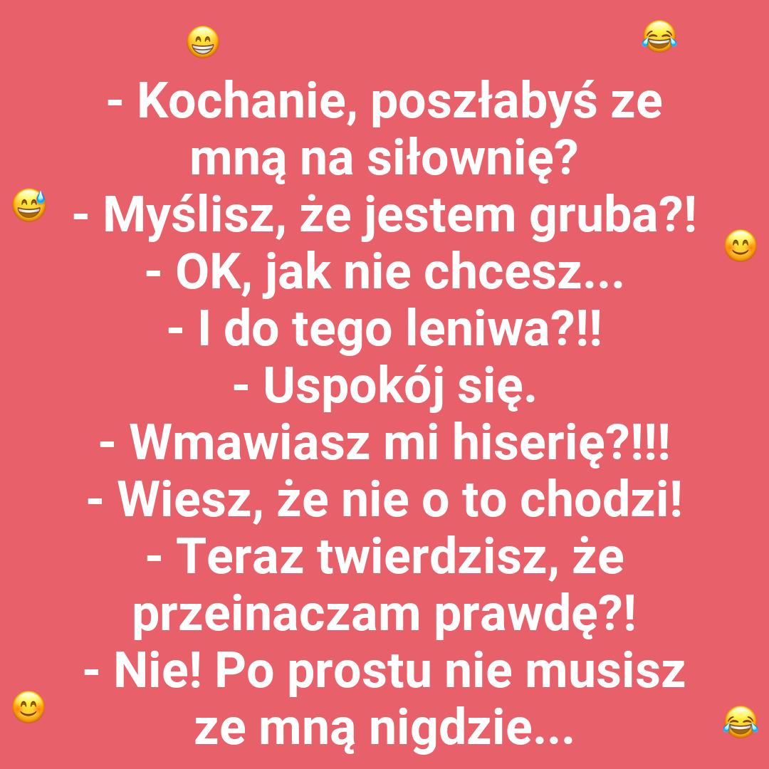 Jak nie zapraszać na trening