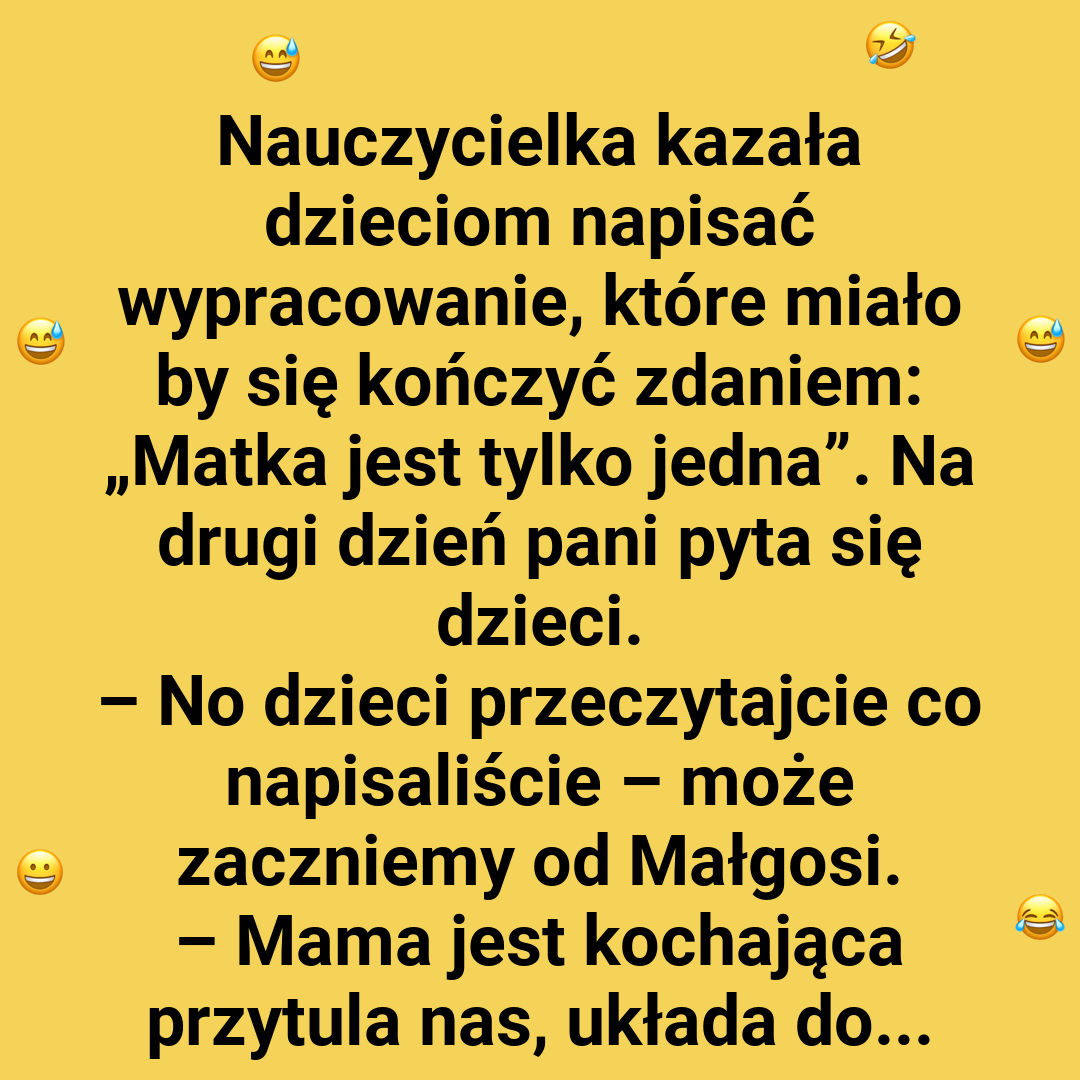 Jasiu i jego wyjątkowe wypracowanie