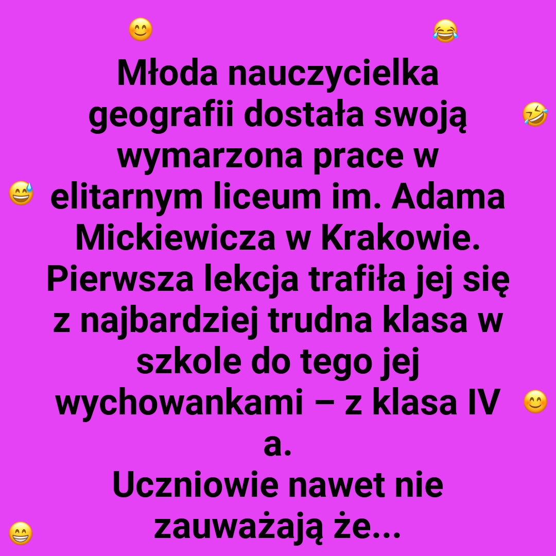 Pierwsza lekcja w elitarnej szkole