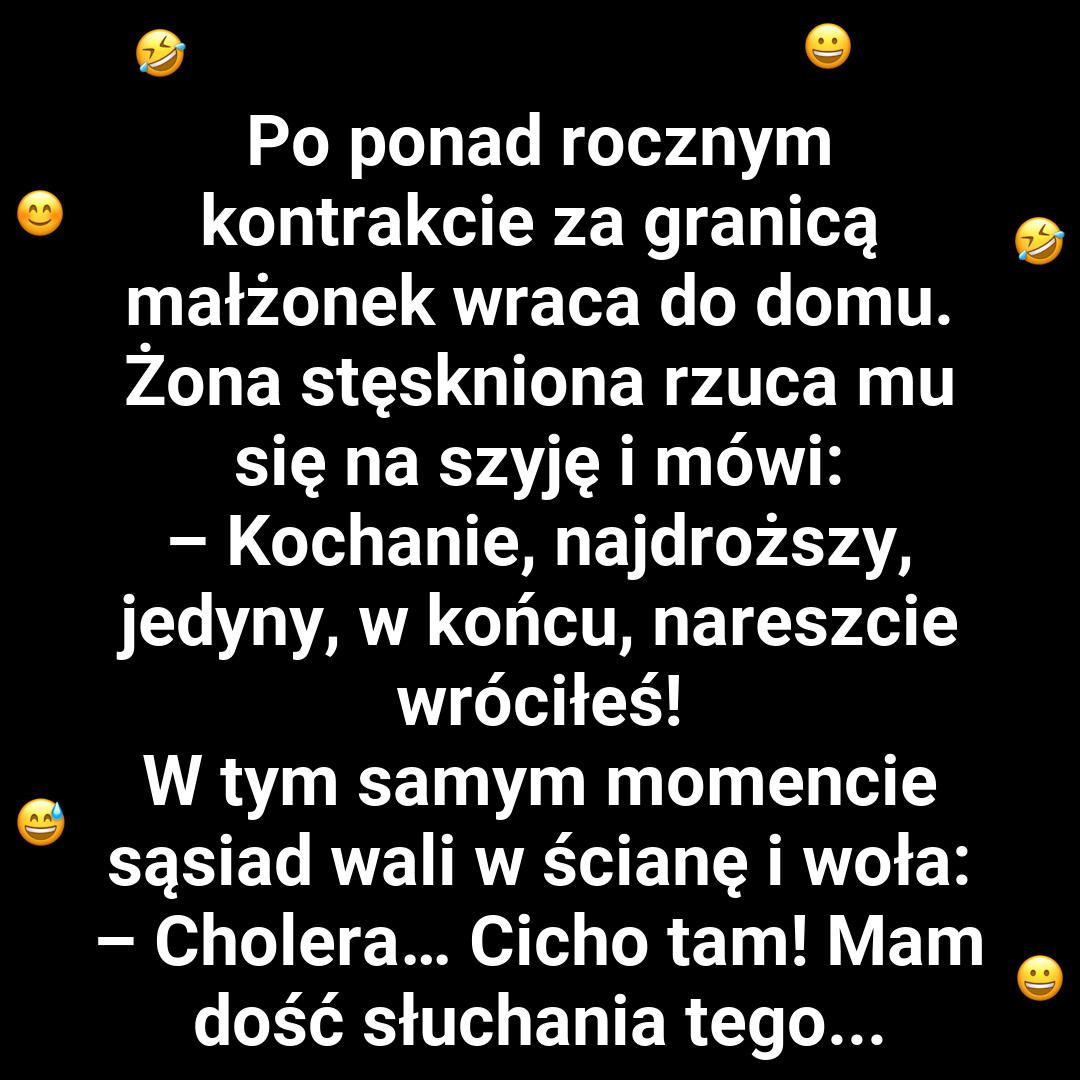Powrót do domu i niespodziewana reakcja sąsiada