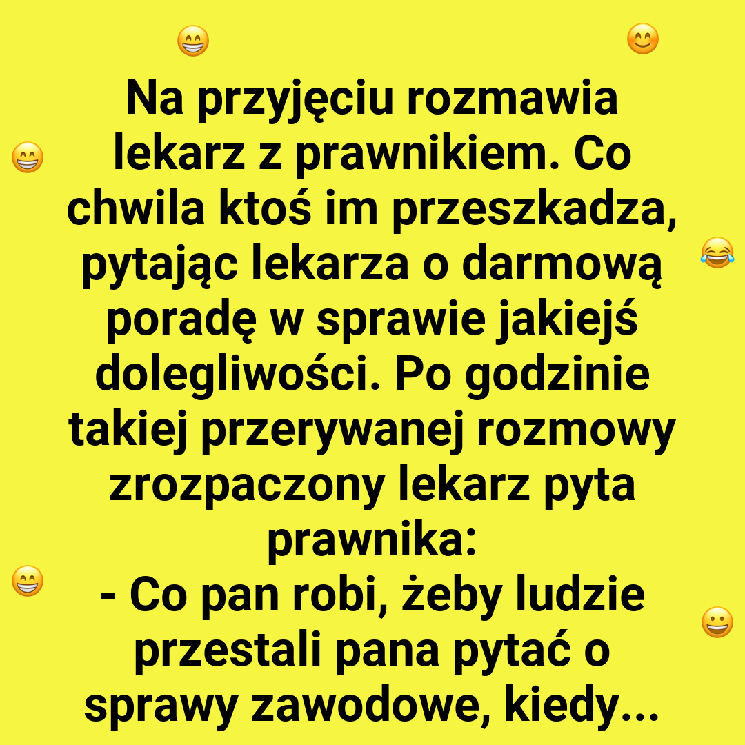 Prawnik kontra lekarz