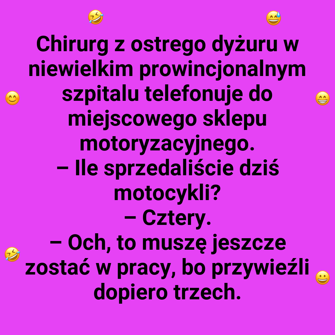 Skalpel, bandaż i... licznik prędkości