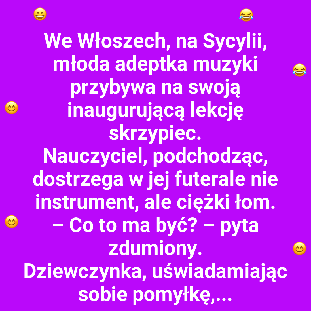 Skrzypce czy łom?