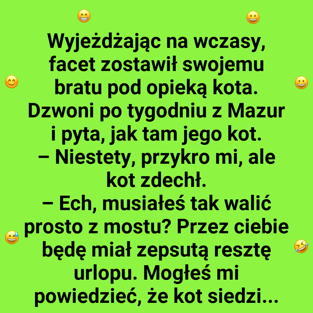 Smutna wieść o kocie, gorsza o mamie