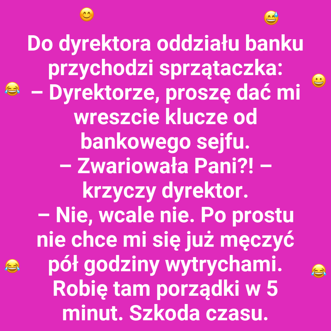 Sprzątaczka w akcji