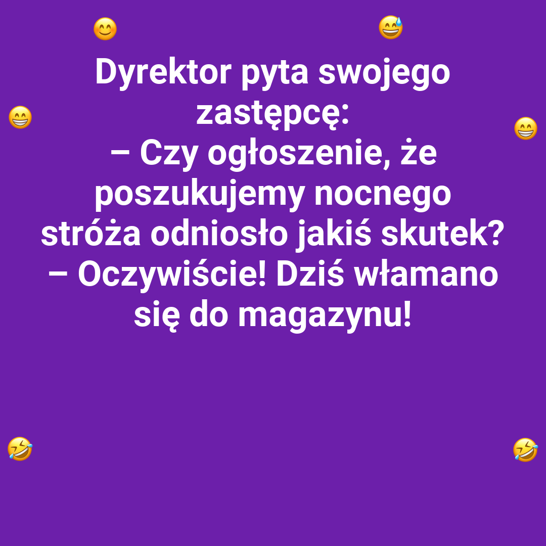 Stróż poszukiwany od zaraz