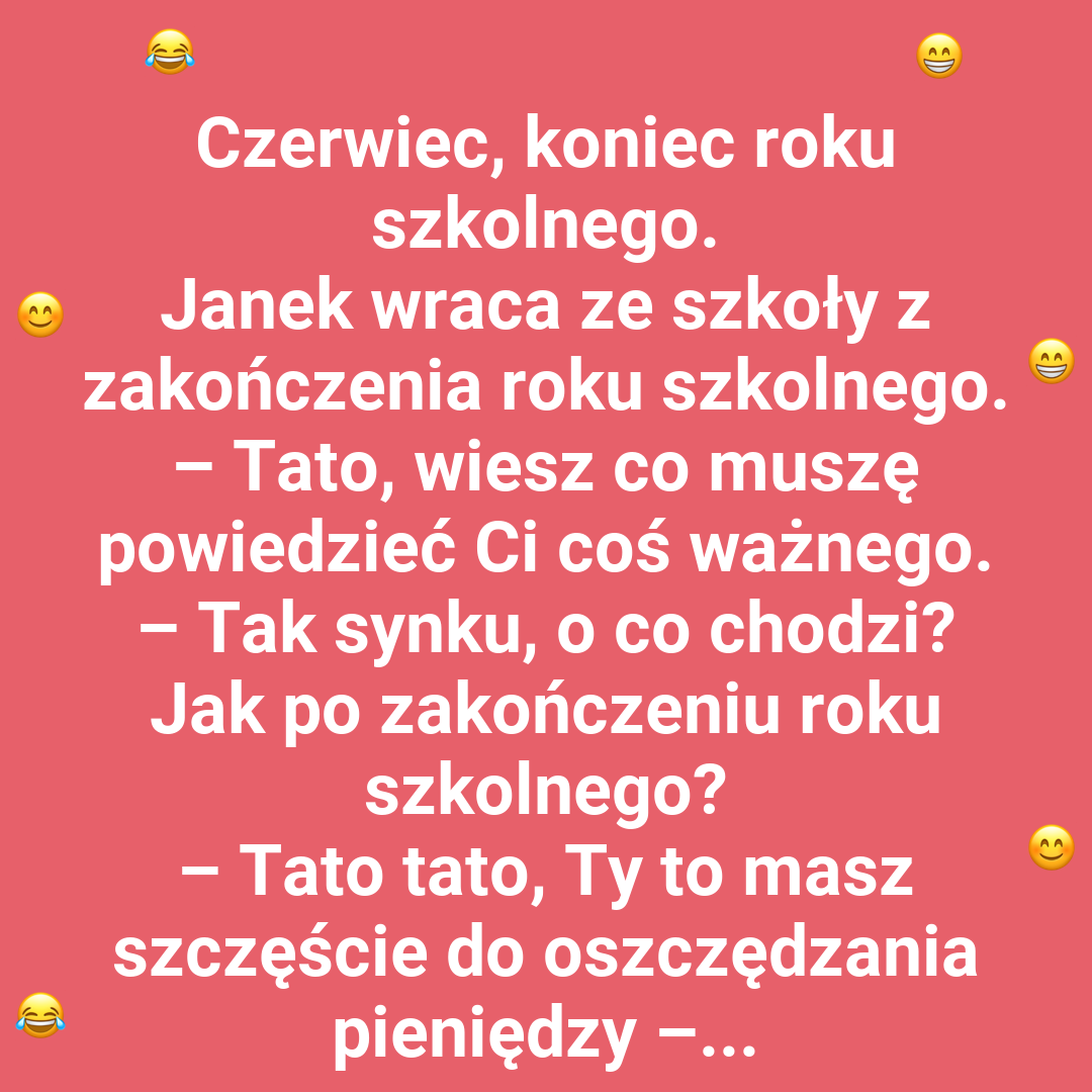 Syn zaskakuje tatę po zakończeniu roku