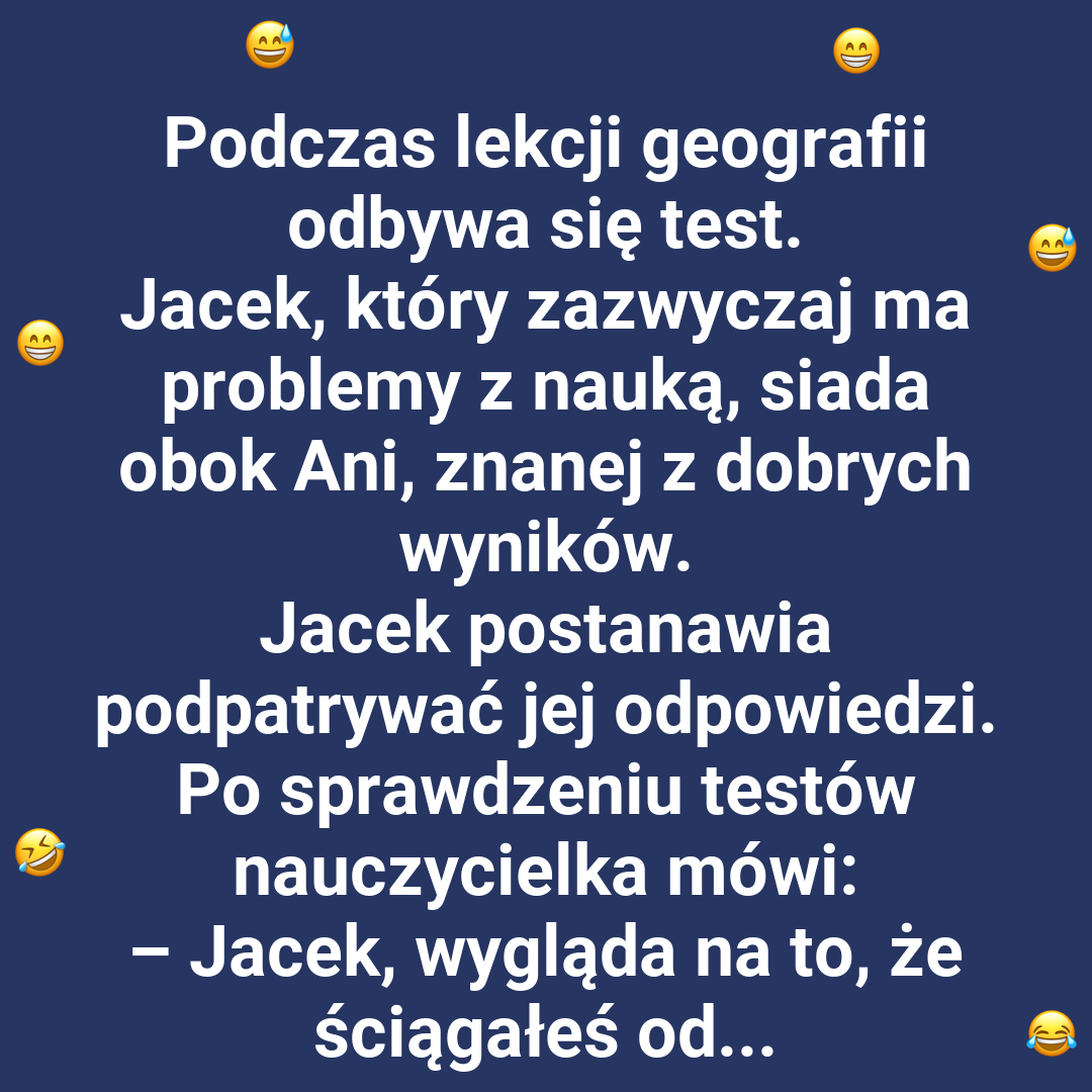 Test z geografii