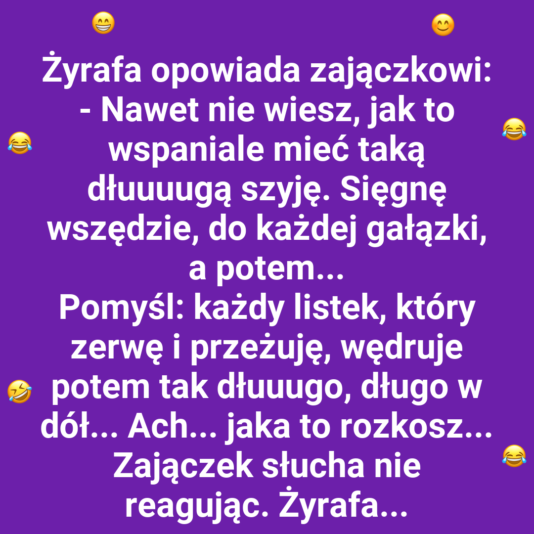 Zajączek kontra żyrafa